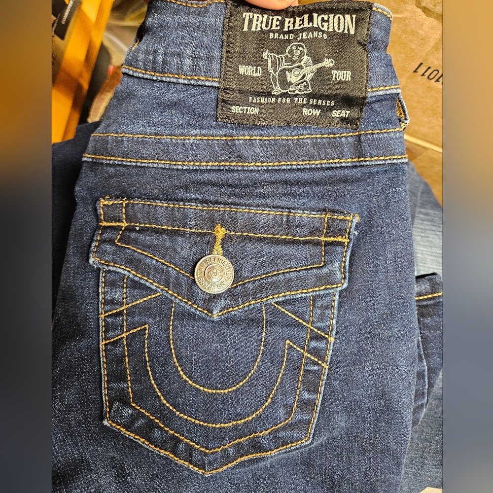 True religion midrise boot cut jeans